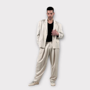 Κοστούμι Cropped Beige