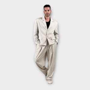 Κοστούμι Cropped Beige