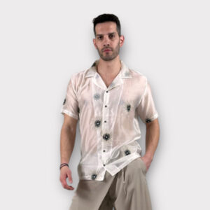 Takeshy Kurosawa Camicia Bowiling Fant. Beige