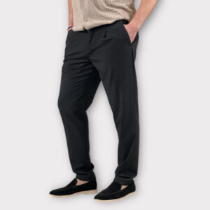 Takeshy Kurosawa Pantalone Laccio Con Bottone Black