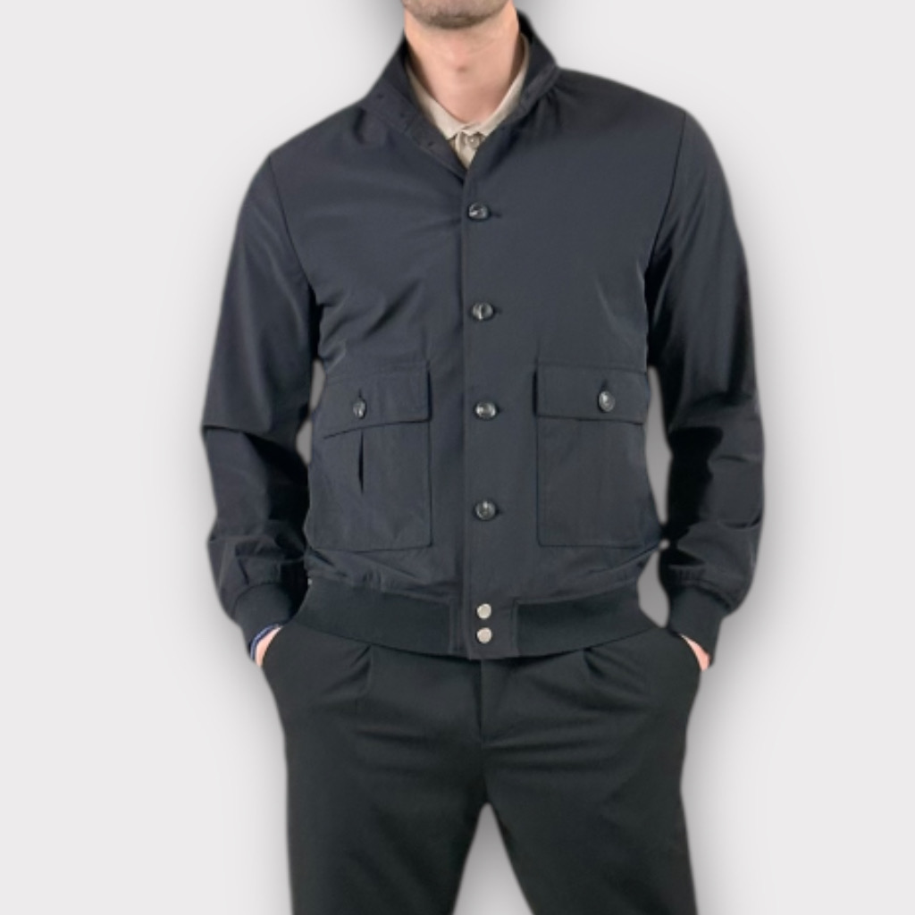 IMG 7701 Bomber Jacket Black