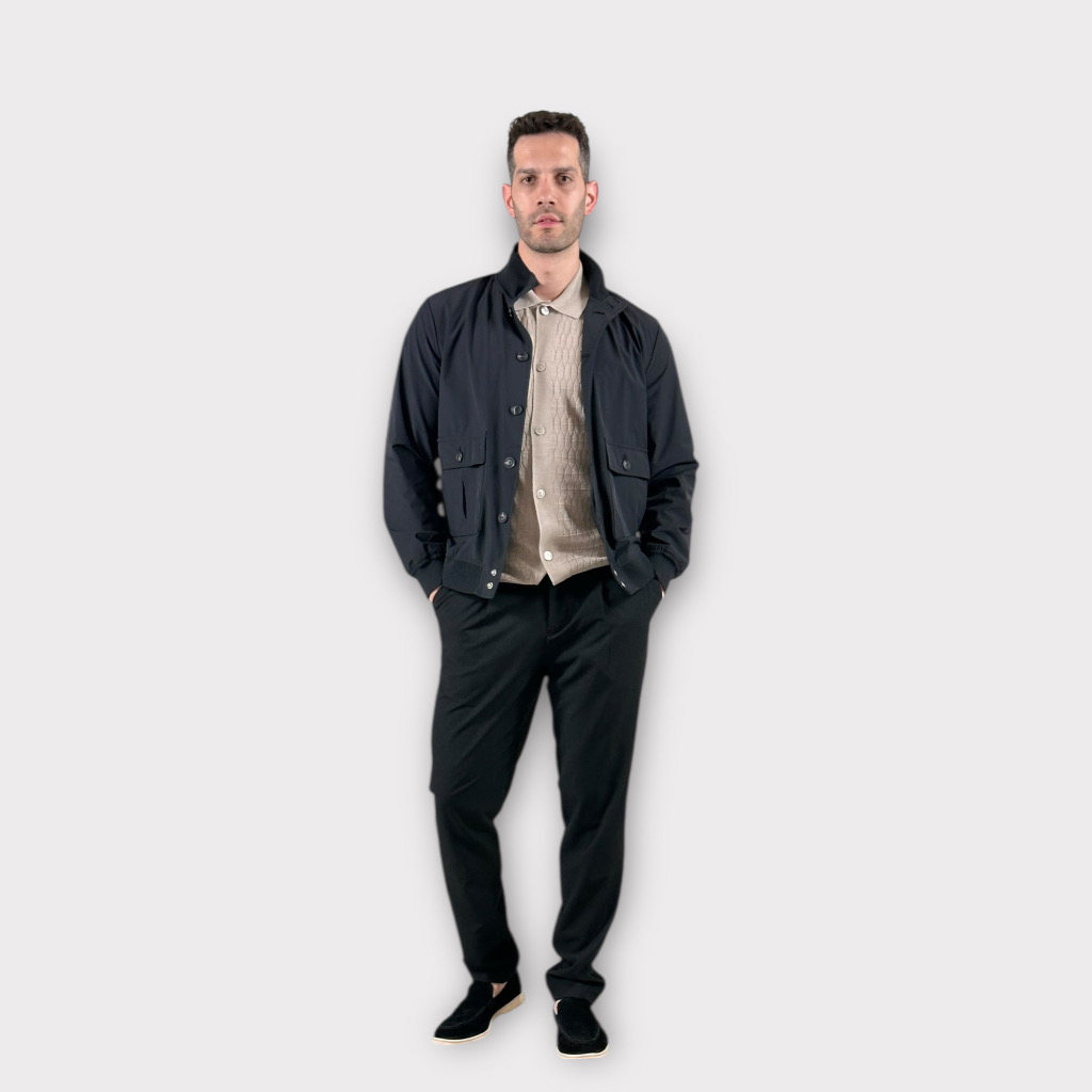 IMG 7702 Bomber Jacket Black