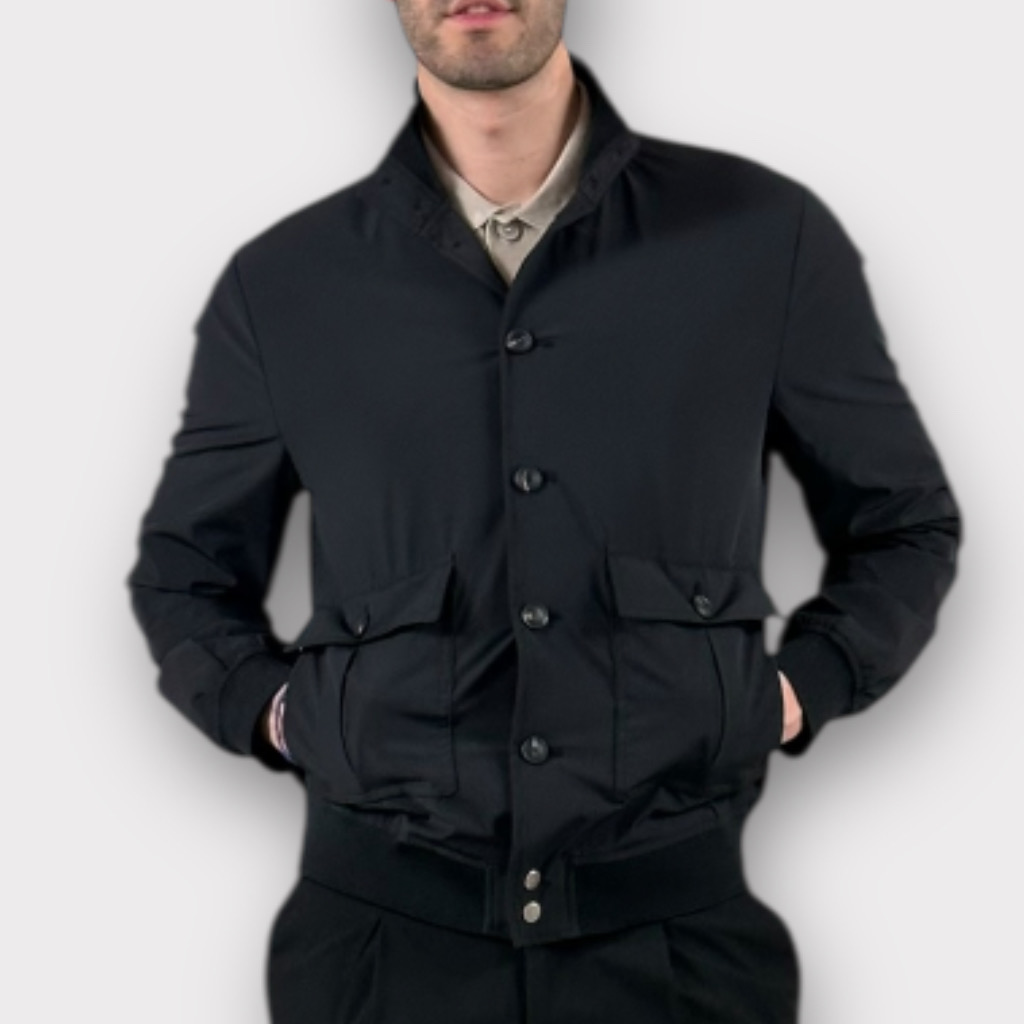 IMG 7704 Bomber Jacket Black