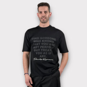 Takeshy Kurosawa T-shirt Over Lettering Black