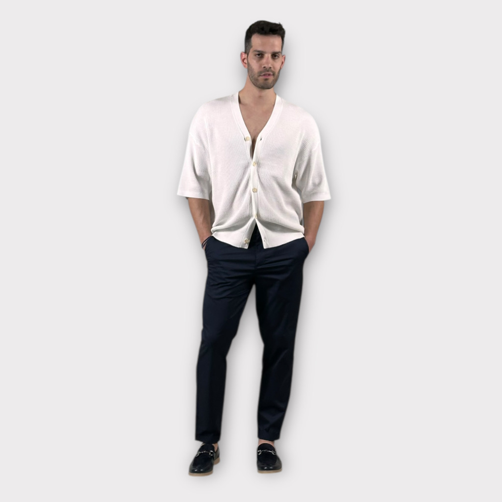 IMG 8006 Παντελόνι Chino Comfort Fit Blue