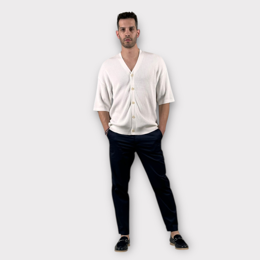 IMG 8009 Παντελόνι Chino Comfort Fit Blue