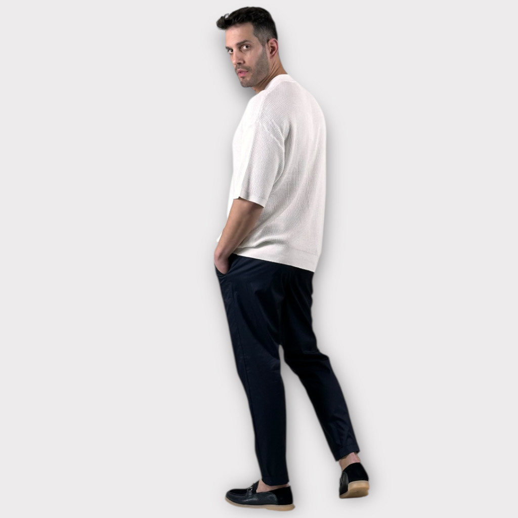 IMG 8011 Παντελόνι Chino Comfort Fit Blue