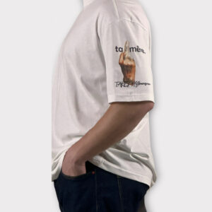 Takeshy Kurosawa T-shirt Ta Mere Doigt Off White