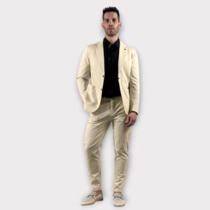 Blazer Regular Fit Confort Beige S.S. 26