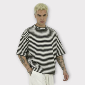 T-shirt Μαρινιερα Μαύρο