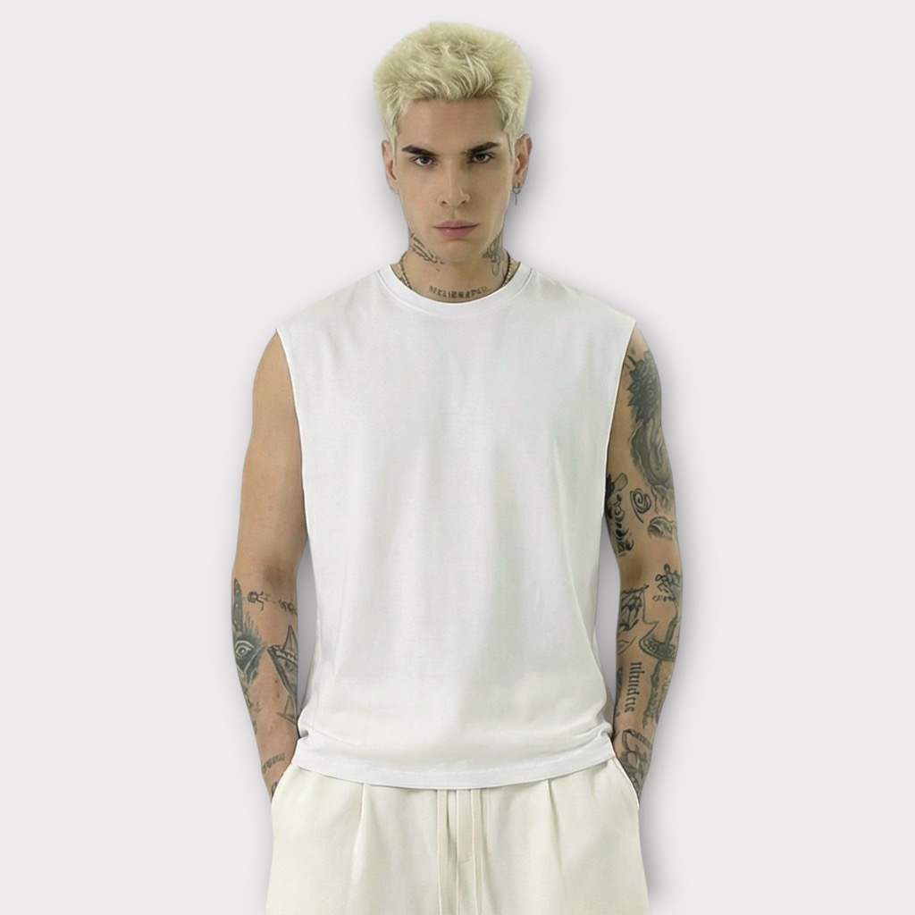 IMG 8249 Μπλούζα Αμάνικη Λευκη