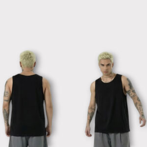 Tank Top Black Oversize