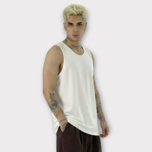 Tank Top White Oversize