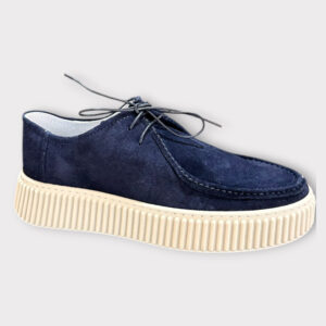 Sneakers Blue Scuro Δέρμα Καστορ