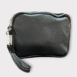 Τσαντάκι Χειρός Διπλό Μαύρο