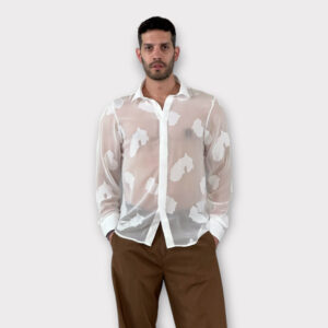 Πουκάμισο Regular fit Transparent White