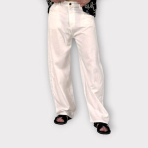 Pant Five Pocket white Misto Lino