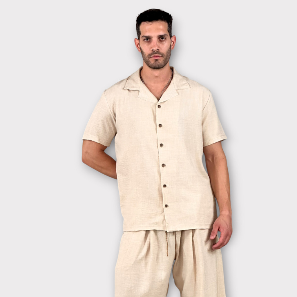 IMG 1786 Takeshy Kurosawa Camicia Basic Beige 2