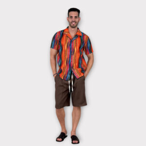 Πουκάμισο Adri Misto Lino Multicolored