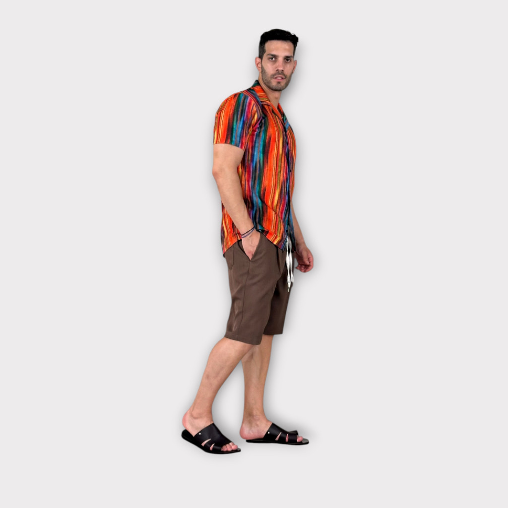 IMG 1882 Πουκάμισο Adri Misto Lino Multicolored