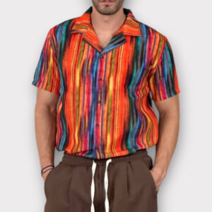 Πουκάμισο Adri Misto Lino Multicolored