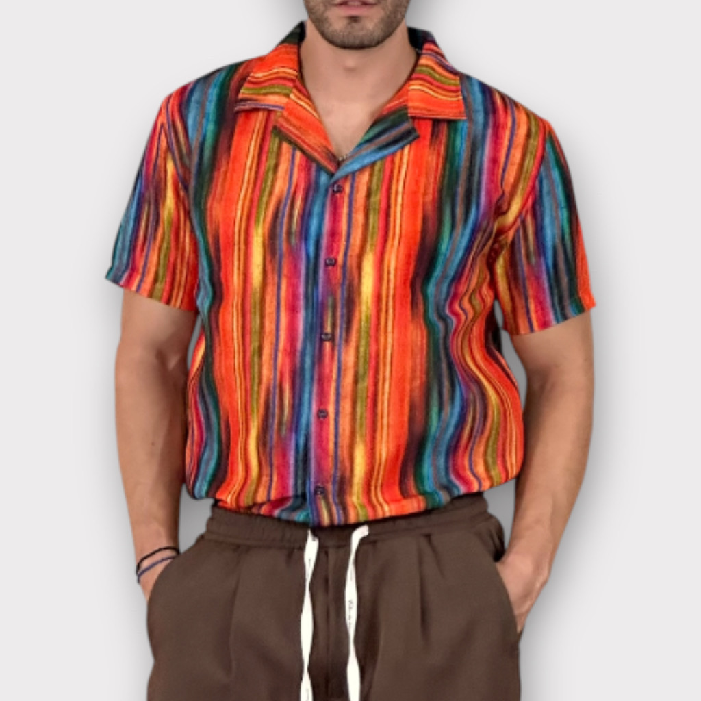 IMG 1884 Πουκάμισο Adri Misto Lino Multicolored