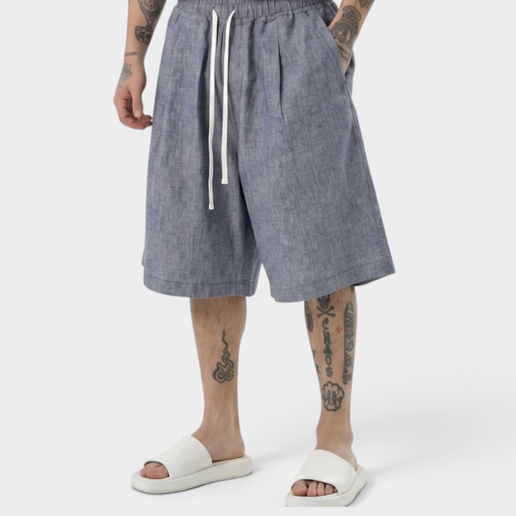 IMG 2040 Βερμούδα Misto Melange Blue