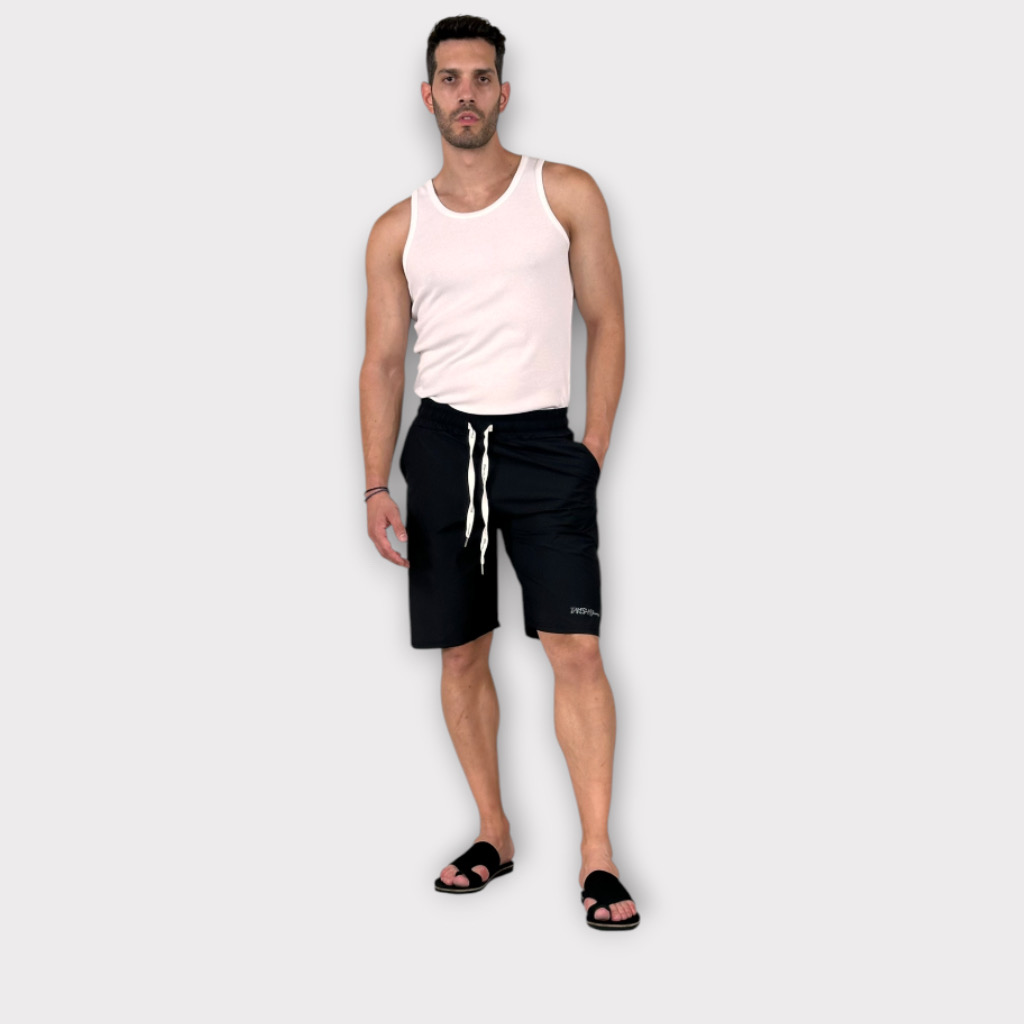 IMG 2103 Takeshy Kurosawa Bermuda Nylon Laccio Black