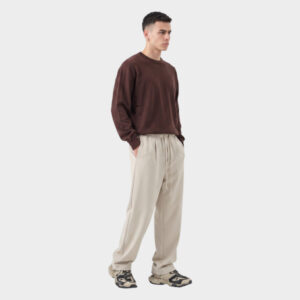 Παντελόνι Relaxed Fit Beige