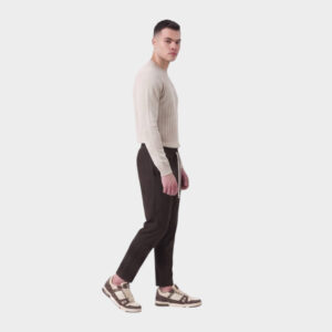 Παντελόνι Cacao Με Μεση Jogger Carrot fit