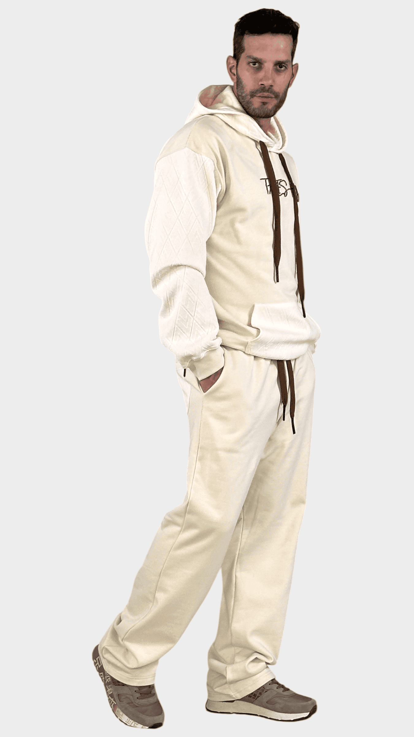 IMG 2830 Takeshy Kurosawa Pantalone Palazzo Gold Edition Cream
