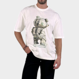 Takeshy Kurosawa T-Shirt Teddy Money Off White