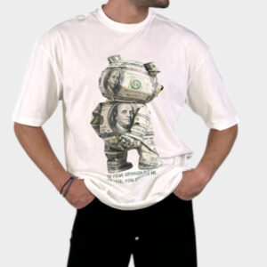 Takeshy Kurosawa T-Shirt Teddy Money Off White