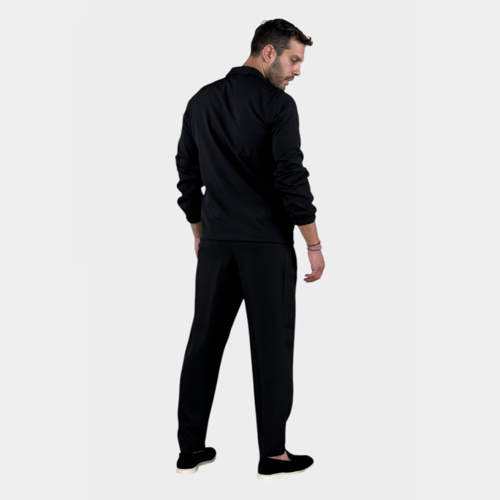 IMG 3344 Takeshy Kurosawa Camicione Con Zip Nero