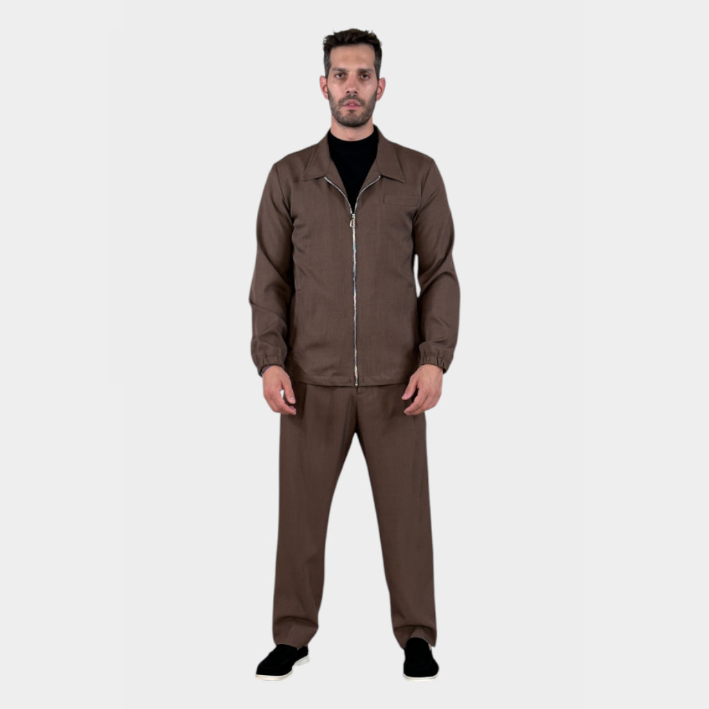 IMG 3450 Takeshy Kurosawa Camicione Con Zip Moro