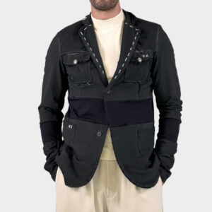 ADM Σακάκι Felpa Patchwork Black