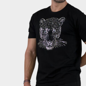 Karl T-shirt Con Cristalli Black