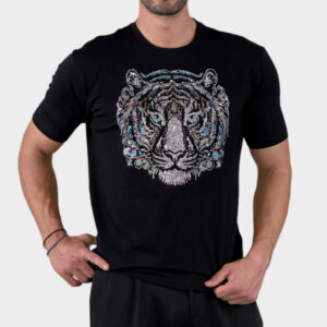 Karl T-shirt Con Cristalli Blue