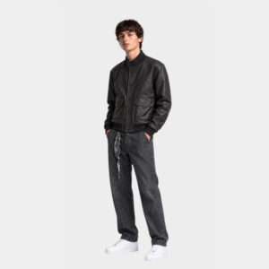 Eco Leather Jacket Μαύρο
