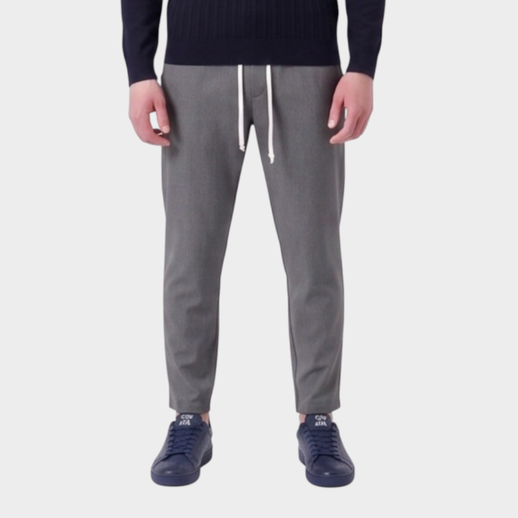 IMG 3738 Παντελόνι Grizio Με Μεση Jogger Carrot fit