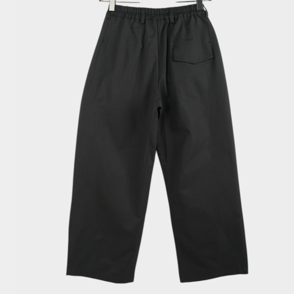 IMG 3758 Παντελόνι Relaxed Fit Με Πιετά Μαύρο