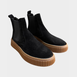 Μποτάκι Chelsea Σουέτ Black