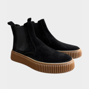 Μποτάκι Chelsea Σουέτ Black