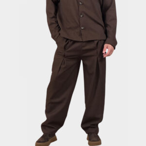 Pantalone Palazzo Pinces Baciata Cacao
