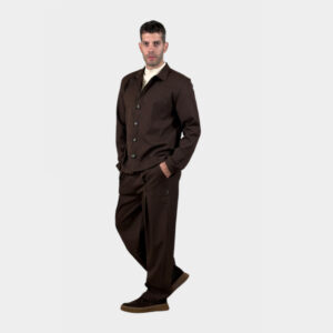 Pantalone Palazzo Pinces Baciata Cacao