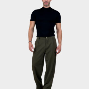 Παντελόνι Wide Leg Chaki